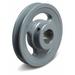 ZORO SELECT BK5278 7/8" Fixed Bore 1 Groove Standard V-Belt Pulley 4.95 in OD