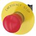 SIEMENS 3SU1150-1HB20-1CG0 Push Button,22mm,Red,Metal Bezel