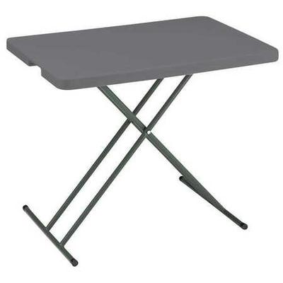  ICEBERG 65491 Rectangle IndestrucTableÂ® Classic Folding Table, Charcoal - 30"