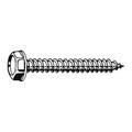 ZORO SELECT U28100.025.0200 Sheet Metal Screw, #14 x 2 in, Zinc Plated Steel