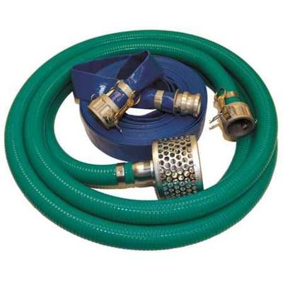 ZORO SELECT 6YZE8 Pump Hose Kit,Quick Coupling,2 In ID