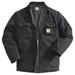CARHARTT C003-BLK XLG TLL Men's Black Cotton Coat size XLT