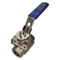 ZORO SELECT G-SSTW-75 3/4" FNPT Stainless Steel Ball Valve Inline