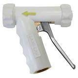 SANI-LAV N1TW Pistol Grip Spray Nozzle, 3/4" Female, 150 psi, 7 gpm, White