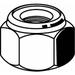 ZORO SELECT U12353.050.0002 Nylon Insert Lock Nut, 1/2"-20, Steel, Grade 5,