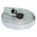 FOREST-LITE G55H1F100P Wildland Fire Hose,Single Jacket,White