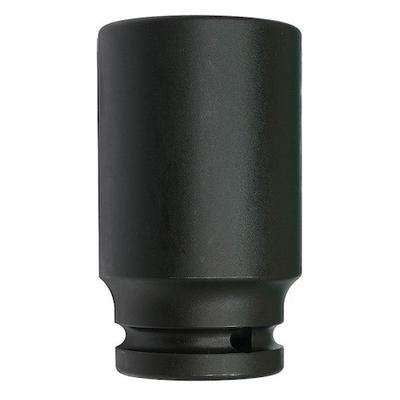 WESTWARD 21WN20 WESTWARD 3/4 in Drive Impact Socket, Deep Socket, Black Oxide,