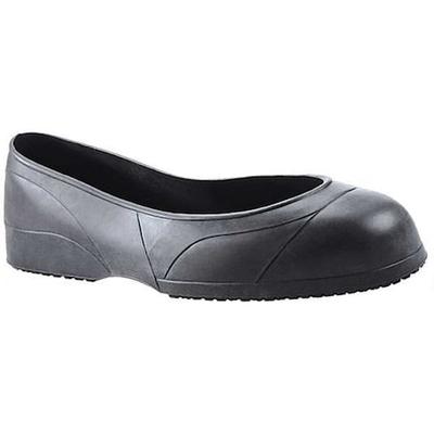 SHOES FOR CREWS 50-XL Overshoes, Plain Toe, Rubber, 2 in Height, Pull On