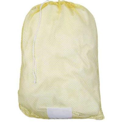 ZORO SELECT GP245167 Drawstring Polyester Laundry Bag Yellow