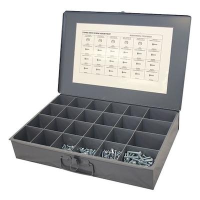 ZORO SELECT CPS1PJD6GR 1/4-20"; #10-24; #10-32; #6-32; #8-32 x Slotted Round