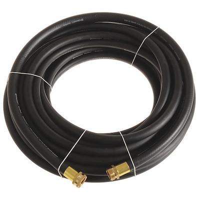 CONTINENTAL CWH058-25MF-G 5/8 in ID x 25 ft L Garden Hose, EPDM Tube, Black,