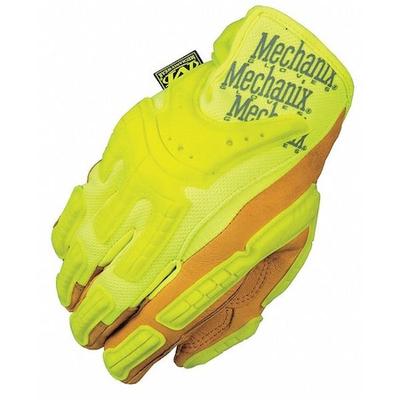 MECHANIX WEAR CG40-91-009 CG40-91 Hi-Vis Mechanics Gloves, Pig Leather Palm,