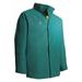 ONGUARD 7103200 Chemtex Rain Jacket,Hood Snaps,Green,M