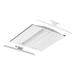 LITHONIA LIGHTING 2BLT2R 40L ADP EZ1 LP840 LED Recessed Troffer,39W,4302 lm,80