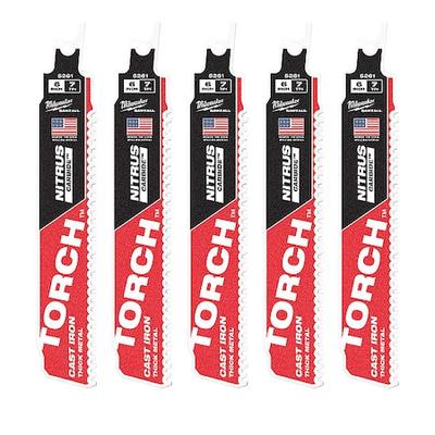 MILWAUKEE TOOL 48-00-5561 6 in. 8 TPI SAWZALL THE TORCH w/ NITRUS CARBIDE