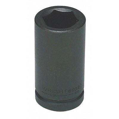WRIGHT TOOL 69102 3/4 in Drive Impact Socket Deep Socket, black oxide, Steel,2