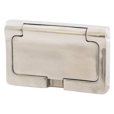 HUBBELL WIRING DEVICE-KELLEMS HBLSS263R Weatherproof Wall Plate, Number of