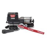 WARN 2000DC Electric Winch,1-3/5HP,12VDC