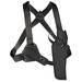 Uncle Mikes Size 4 Right Hand 83041 Sidekick Vertical Shoulder Holster Cordura - Black