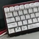 Capuchons de touches de clavier PBT blanc 131 touches profil Cherry Style minimaliste pour