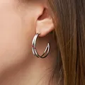 Boucles d'oreilles carrées rouges KPOP pour couple accessoires de lune ligne de mode cadeaux