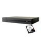 Nvr 8 canali ip poe Hikvision 8 mpx 4K onvif h 265 P2P cloud hd 500 gb