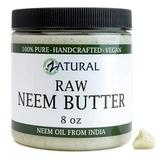 Organic Neem Butter-Coconut Oil Neem Oil Neem Leaf Marula Oil Kokum Butter Rosemary For Sensitive Skin Itchy Skin 8 oz.