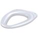 BESTCARE WH-LRSC-White Toilet Seat, Without Cover, Plastic, Elongated, White