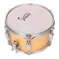 Glarry 10x6 Poplar Wood Snare Drum for Student Percussion Set With Drumstick Drum Key Strap Wood Color