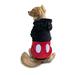 Disneyâ€™s Mickey Mouse I Am Mickey Fuzzy Fleece Dog Hoodie â€“ Red Large