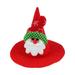 Mightlink Pet Headgear Pet Christmas Hat Adjustable Ultra-Light Vibrant Color Easy-wearing Dress Up Non-woven Fabric Xmas Tree Elk Style Dog Cat Cosplay Xmas Hat Pet Supplies