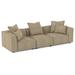 Blue/Brown/Gray Reclining Sectional - Birch Lane™ Del 117" Wide Modular Sectional Polyester | 27 H x 117 W x 41 D in | Wayfair