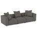 Blue/Brown/Gray Reclining Sectional - Birch Lane™ Del 117" Wide Modular Sectional Other Performance Fabrics | 27 H x 117 W x 41 D in | Wayfair