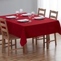 Teflon Polytetrafluoroethylene Addison Water & Stain-Resistant Tablecloth, 60 X 84 Inch Tan Polyester in Red | 84 W x 60 D in | Wayfair
