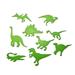 MENRKOO Home Decorations Poster Luminous Stickers Dinosaur Wall Sticker Fluorescent Room Home Decor Green