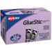 Avery-1PK Permanent Glue Stic Value Pack 0.26 Oz Applies Purple Dries Clear 18/Pack