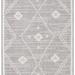 SAFAVIEH Indoor Outdoor GLB868F Global Dark Grey / Ivory Rug