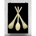 Large Wooden Mixing Spoons Poster -Image by Shutterstock