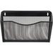 Torubia Mesh Bin Office Single Pocket Wall File Holder Hanging Organizer Black