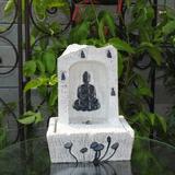 Dakota Fields Resin Buddha Fountain w/ Light | 12 H x 7 W x 7 D in | Wayfair A84D2856927D4DEFBC69FB2C51D7657D