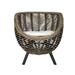 Papasan Chair - Bayou Breeze Lorinda 26.4" W Tufted Papasan Chair in Black/Brown | 31.1 H x 26.4 W x 29.9 D in | Wayfair