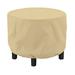 Classic Accessories Terrazzo Water-Resistant 24 Inch Round Ottoman/Coffee Table Cover Outdoor Table Cover