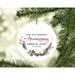 The Holiday Aisle® 10Th Wedding Anniversary Holiday Shaped Ornament Ceramic/Porcelain in Green/White | 0.1 H x 2.8 W x 2.8 D in | Wayfair