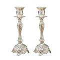 2PCS Acrylic Imitation Crystal Candle Holder Stand Gold/Silver Flower Vase Wedding Centerpiece Lead Road Candlestick for Wedding Event Decoration Home Party Bar Decoration