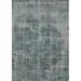 Ahgly Company Indoor Rectangle Mid-Century Modern Dark Gray Oriental Area Rugs 2 x 3