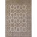 Ahgly Company Machine Washable Indoor Rectangle Industrial Modern Dark Almond Brown Area Rugs 2 x 3