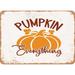 10 x 14 METAL SIGN - Pumpkin Everything - Vintage Rusty Look