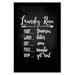 Inkdotpot 1 PieceLaundry Signs for Laundry Room DecorLaundry RoomPoster With Frame Laundry Room Wall Art Signs Framed Wall Decor for Home Laundry 10x12 inches (Black)