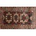 Ahgly Company Indoor Rectangle Traditional Dark Gold Brown Persian Area Rugs 8 x 10