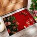 BJUTIR Snow Decor Kitchen Rug Let It Snow Christmas Winter Holiday Party Floor Mat Home Kitchen Christmas Decoration 15.7X23.6 Holiday Decor